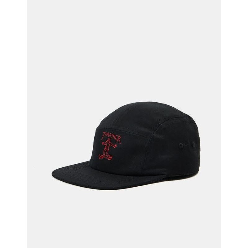 Thrasher Gonz 5 Panel Cap – Black/Red