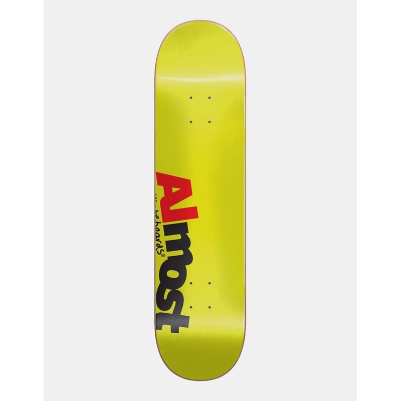 Almost Most Yellow Skateboard Deck – 8.5″