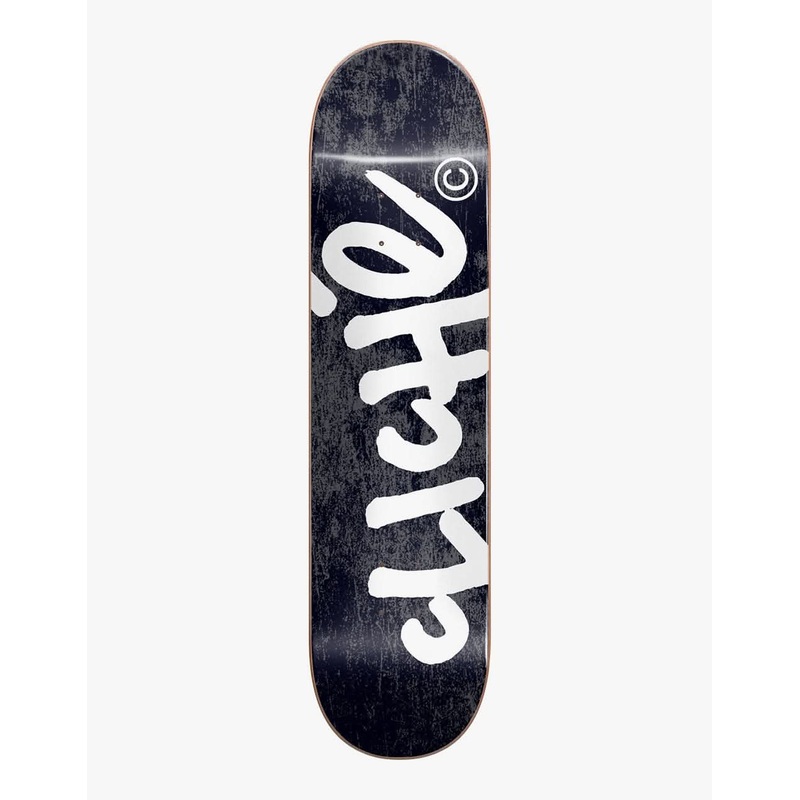 Clich Handwritten Black RHM Skateboard Deck – 8.25″