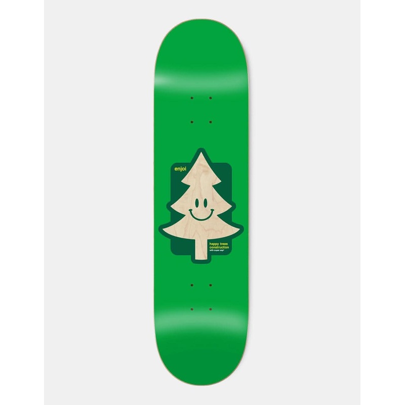 Enjoi Happy Tree Green Super Sap R7 Skateboard Deck – 8.25″