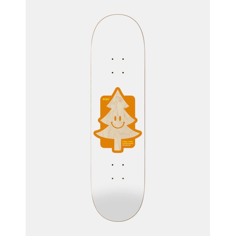 Enjoi Happy Tree White Super Sap R7 Skateboard Deck – 8.25″