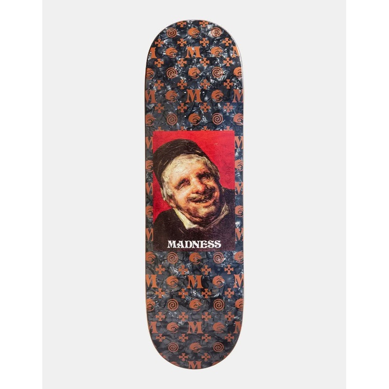 Madness Baked Black Bronze ‘SLICK’ R7 Skateboard Deck – 8.75″