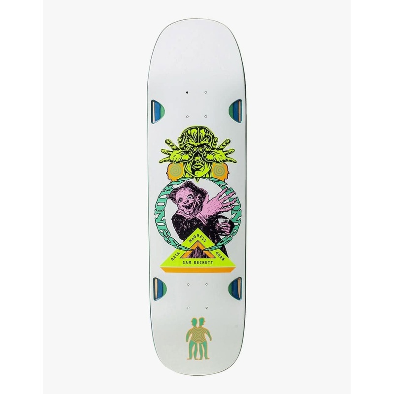 Madness Beckett Back Grab Impact Light Skateboard Deck – 8.75″