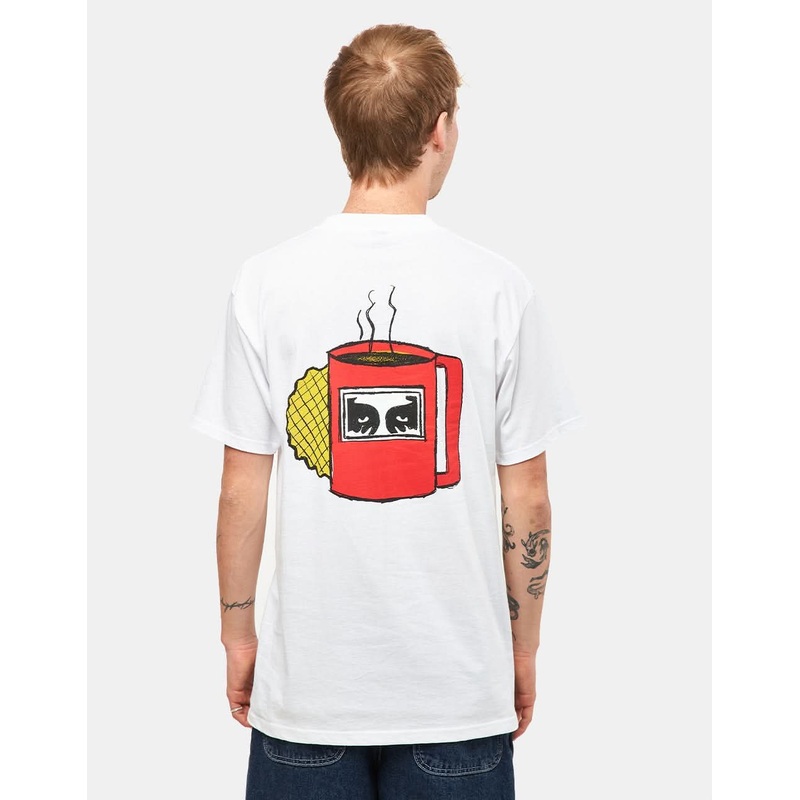 Obey Coffee Cup T-Shirt – White