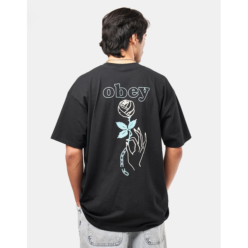 Obey Spring Forth T-Shirt – Black