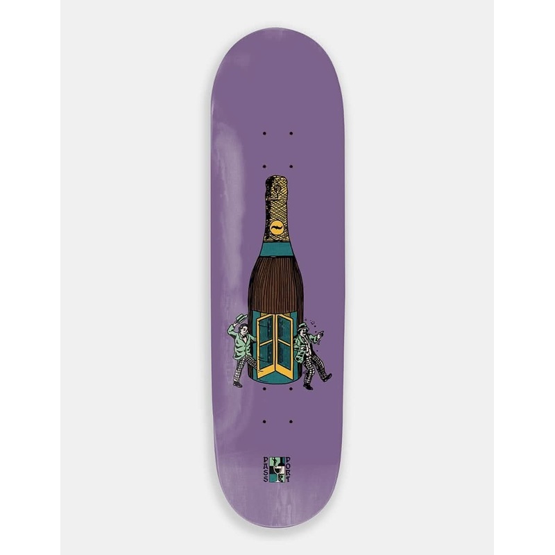 Pass Port Always Open Wine Em’ & Dine Em’ Series Skateboard Deck – 8″