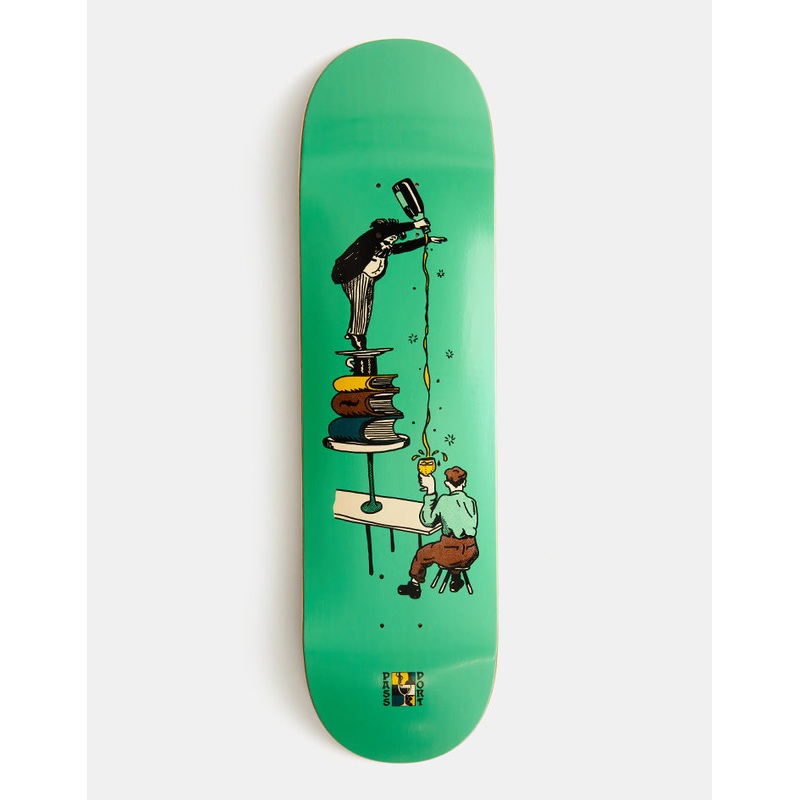 Pass Port Sparkling Pour Wine Em’ & Dine Em’ Series Skateboard Deck – 8.5″