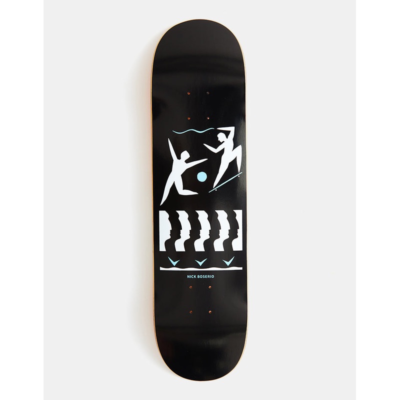 Polar Boserio Cut Out Skateboard Deck – Black