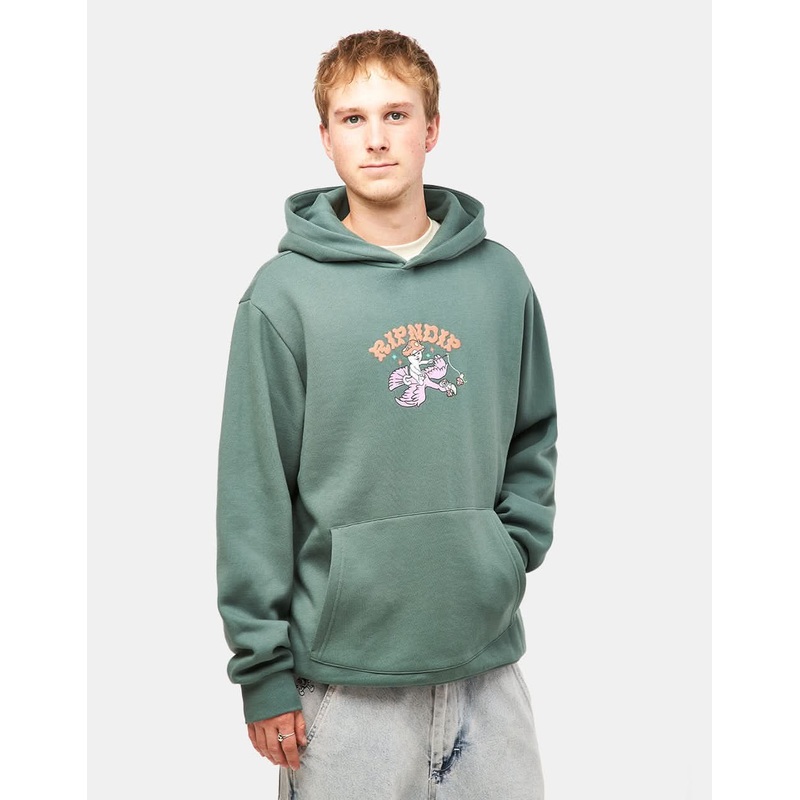 RIPNDIP Take A Trip Pullover Hoodie – Alpine Green
