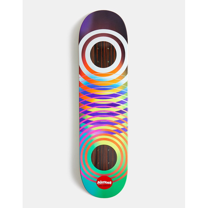 Almost Max Gradient Rings Impact Support Skateboard Deck – 8″