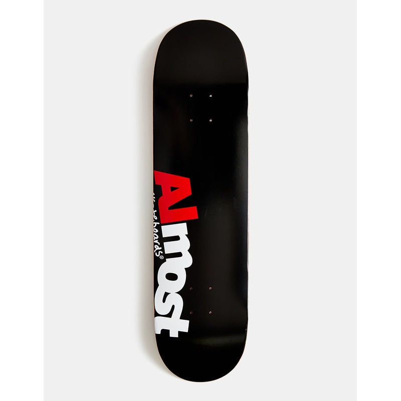 Almost Most Black HYB Skateboard Deck – 8.25″
