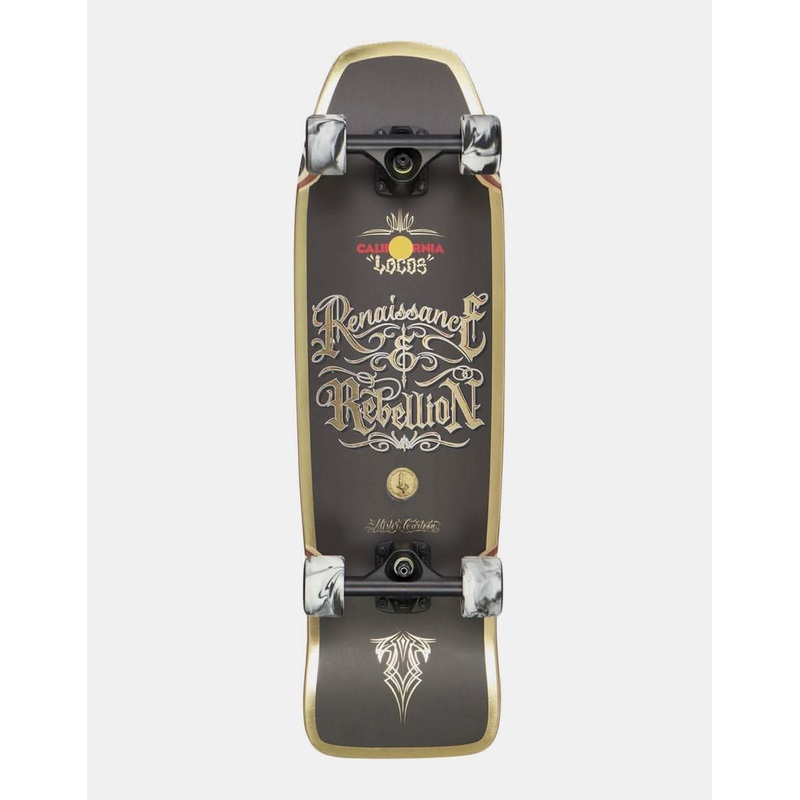 California Locos x Mister Cartoon Renaissance & Rebellion LE Cruiser Skateboard – 8″ x 29″