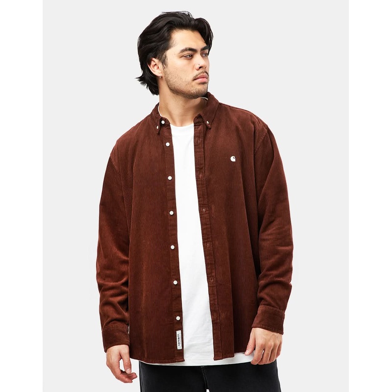 Carhartt WIP L/S Madison Cord Shirt – Offroad/Wax