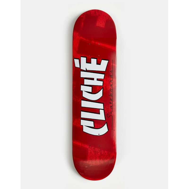 Clich Banco Red RHM Skateboard Deck
