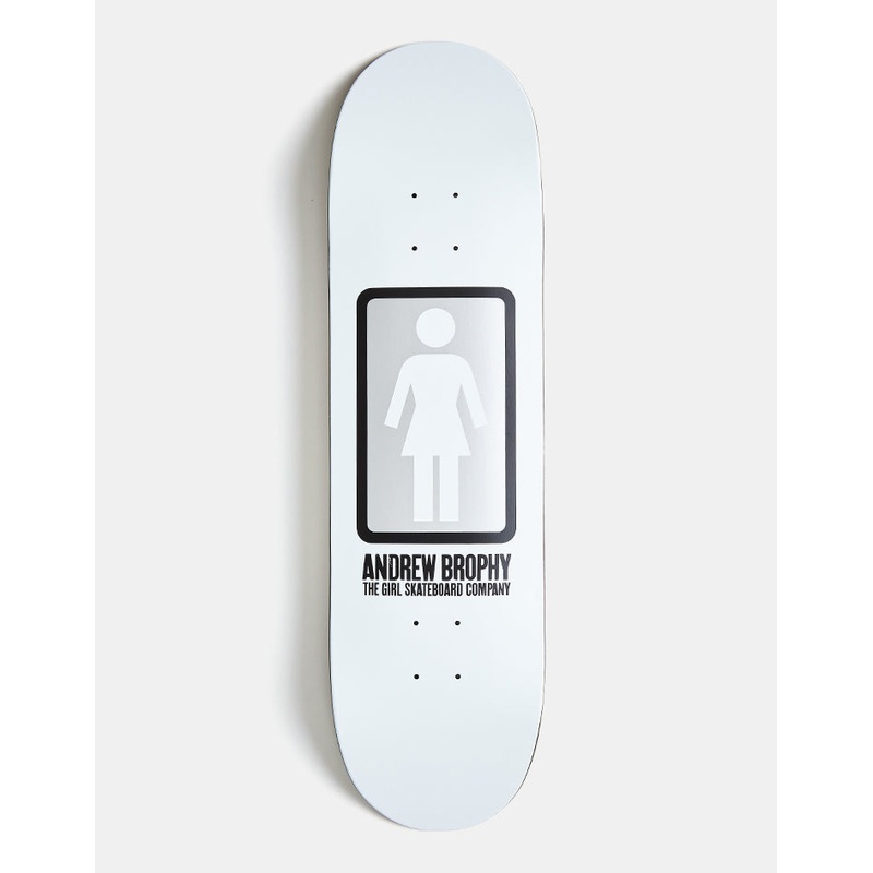 Girl Brophy Black White G056 Skateboard Deck – 8.56″