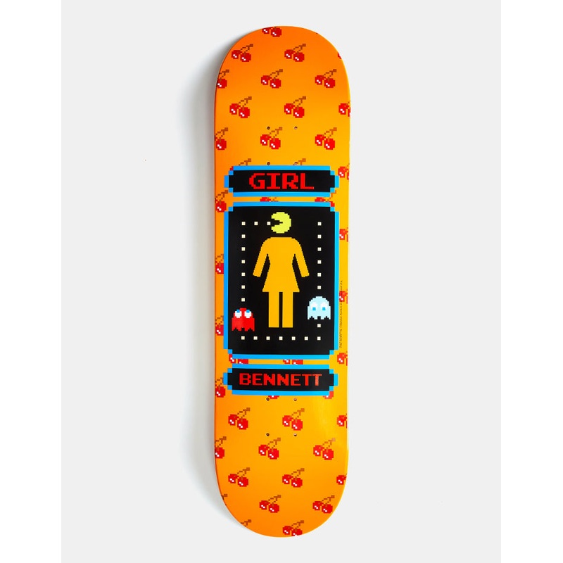 Girl x Pac-Man Bennett G027 Skateboard Deck – 8.25″