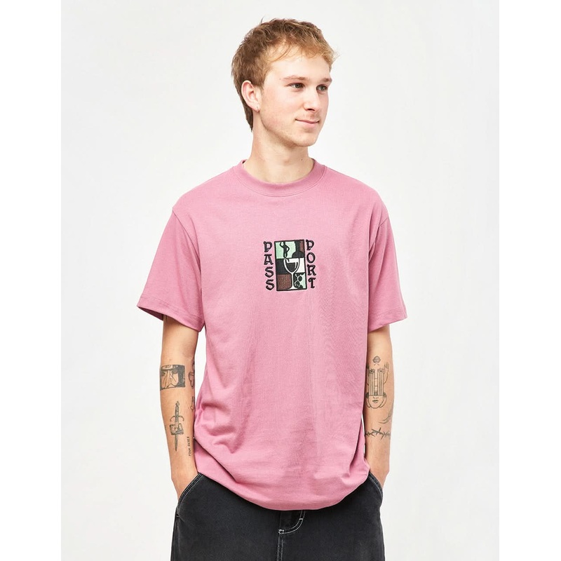 Pass Port Dine Em’ T-Shirt – Washed Berry