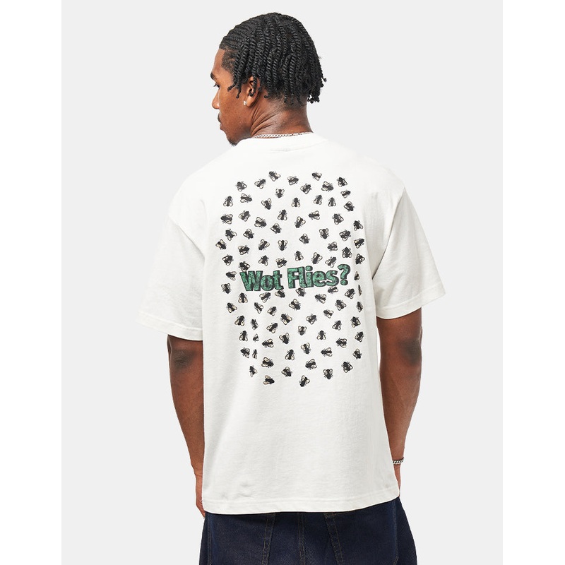 Pass Port Wot Flies T-Shirt – White