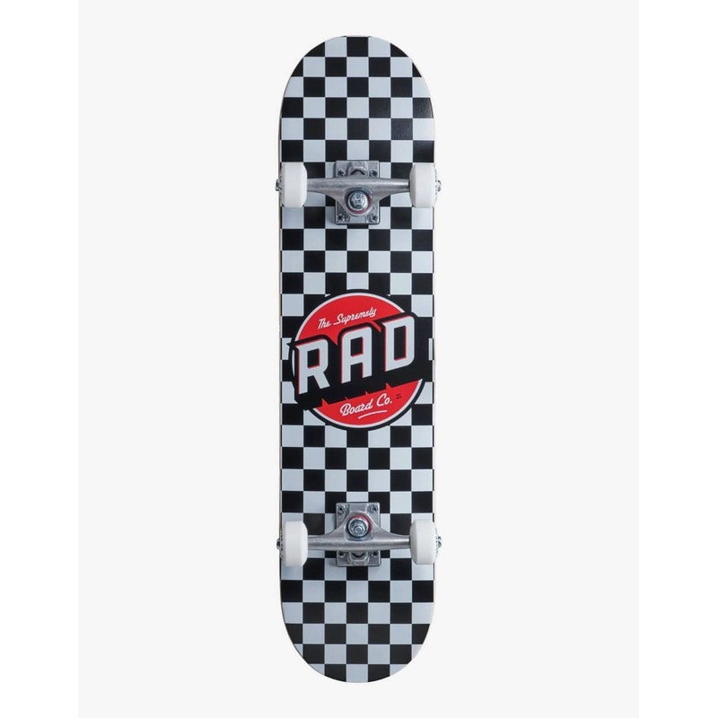 Rad Checkers Complete Skateboard – 7.75″