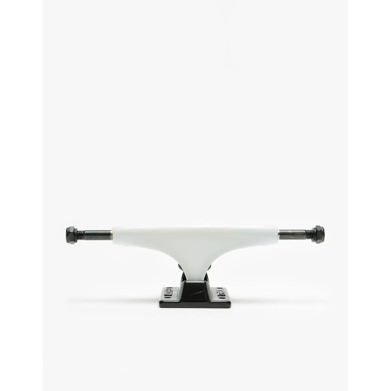 Tensor Alloys 5.25 Skateboard Trucks – White/Black (Pair)