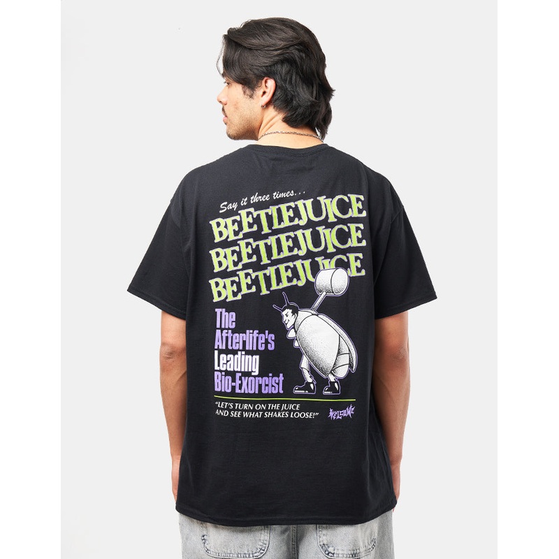 Welcome x Beetlejuice Bio-Exorcist T-Shirt – Black