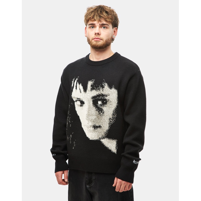 Welcome x Beetlejuice Lydia Knit Sweater – Black