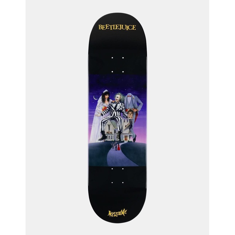 Welcome x Beetlejuice Showtime Skateboard Deck – 9″