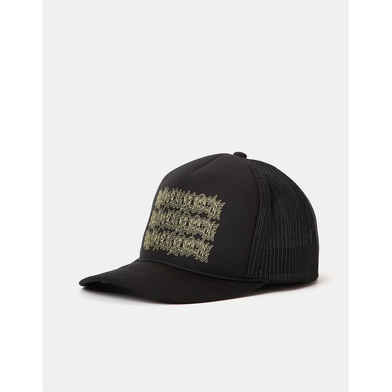 Welcome x Beetlejuice Three Times Foam Trucker Cap – Black