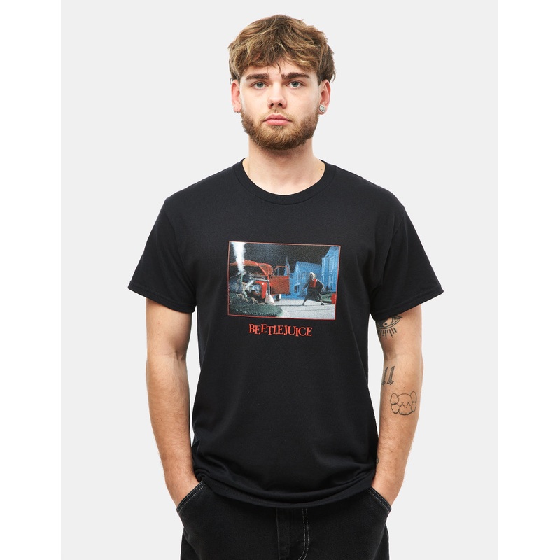 Welcome x Beetlejuice Tombstone T-Shirt – Black