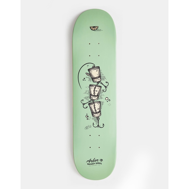 Arbor Whiskey Upcycle Skateboard Deck – 8″