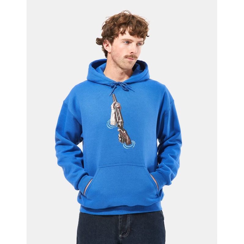 Hockey Shotgun Pullover Hoodie – Royal