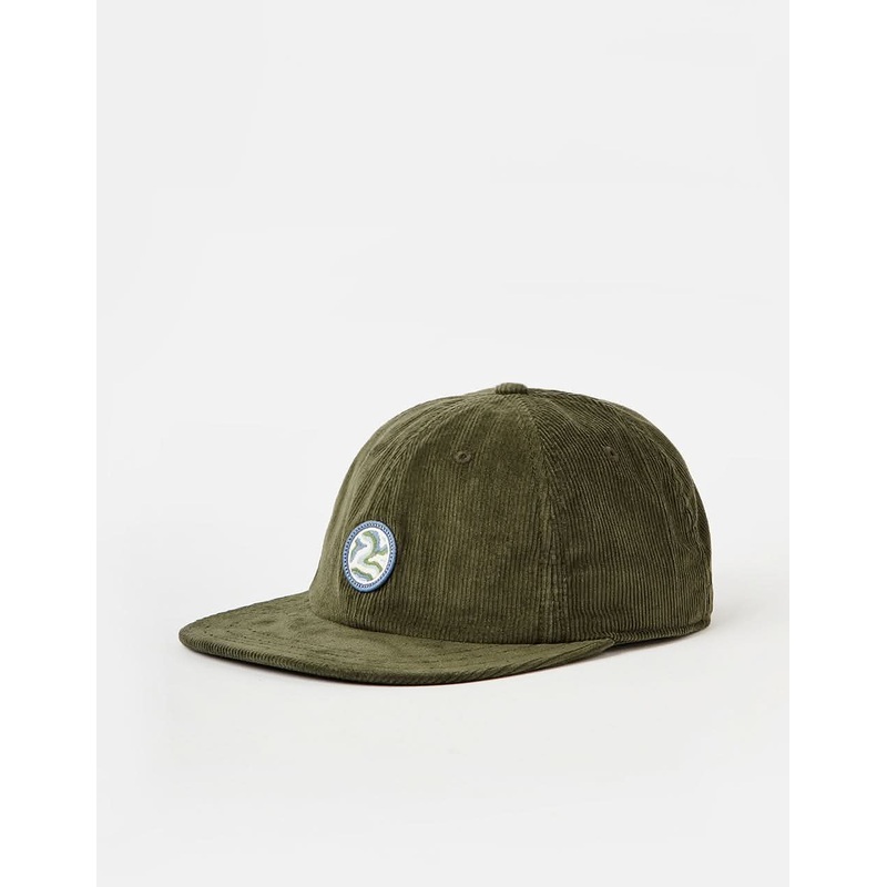 Patagonia Corduroy Cap – Earth Currents Patch/Pine Needle Green