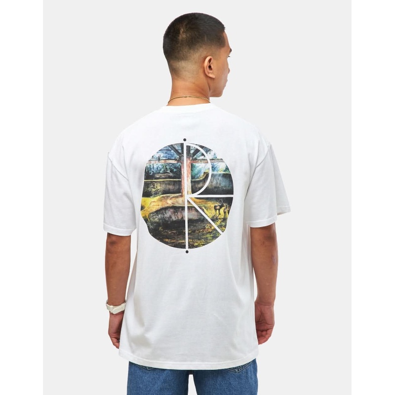 Polar Fill Logo Burnside 2084 T-Shirt – White