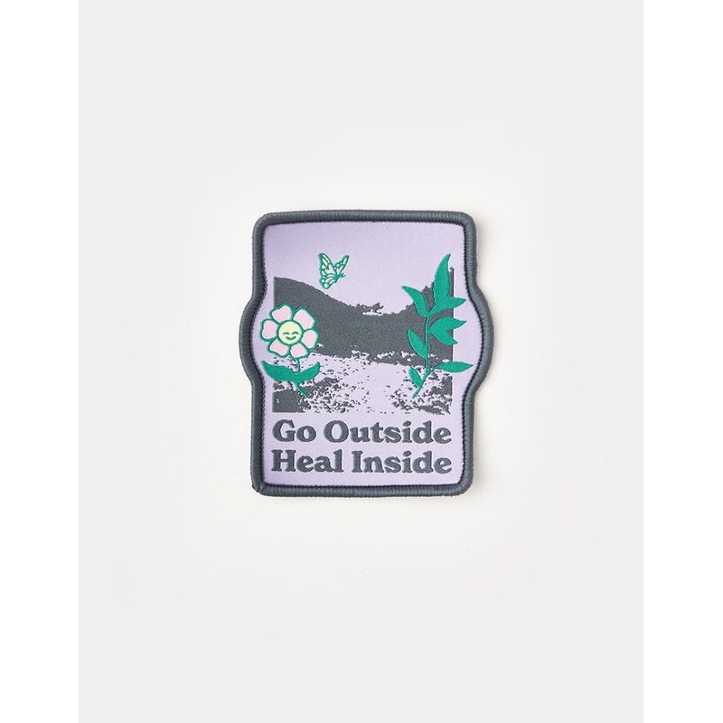 Route One Go Outside Woven Patch – Purple