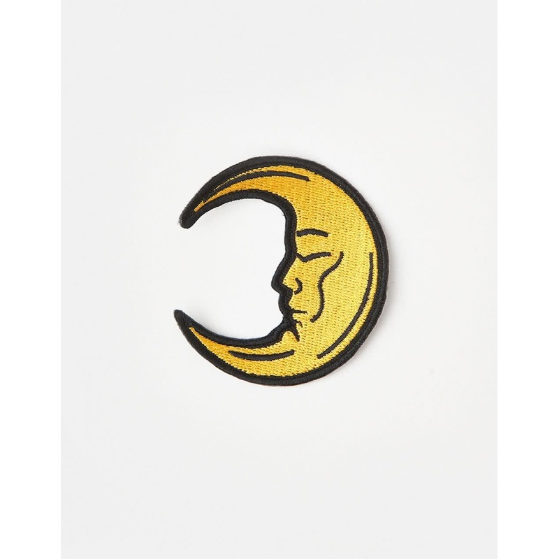Route One Lunar Embroidered Patch – Yellow