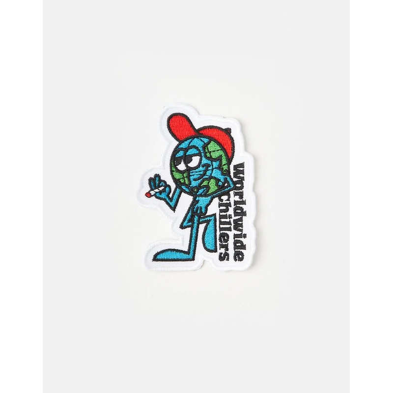 Route One Worldwide Chillers Embroidered Patch – Blue