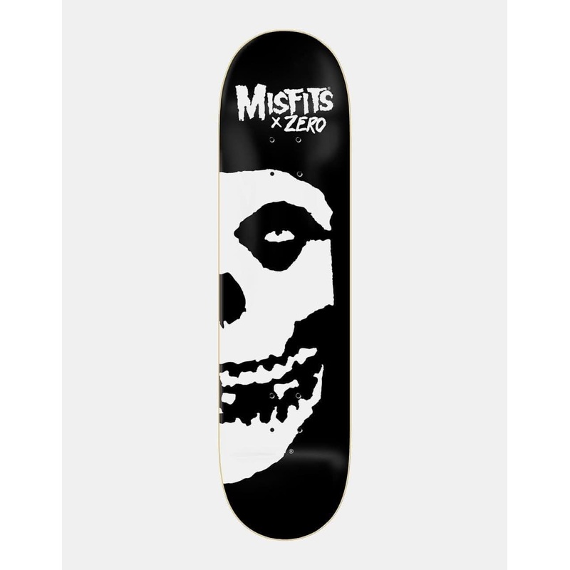 Zero x Misfits Fiend Skull Right Skateboard Deck – 8.25″