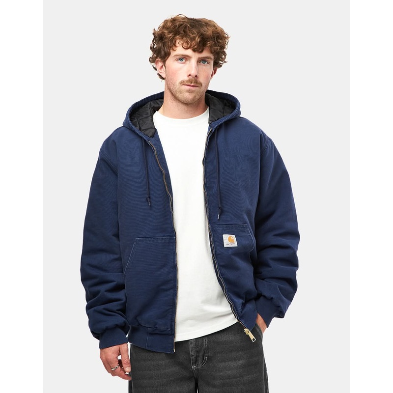 Carhartt WIP OG Active Jacket – Air Force Blue ‘Aged Canvas’ (Winter)