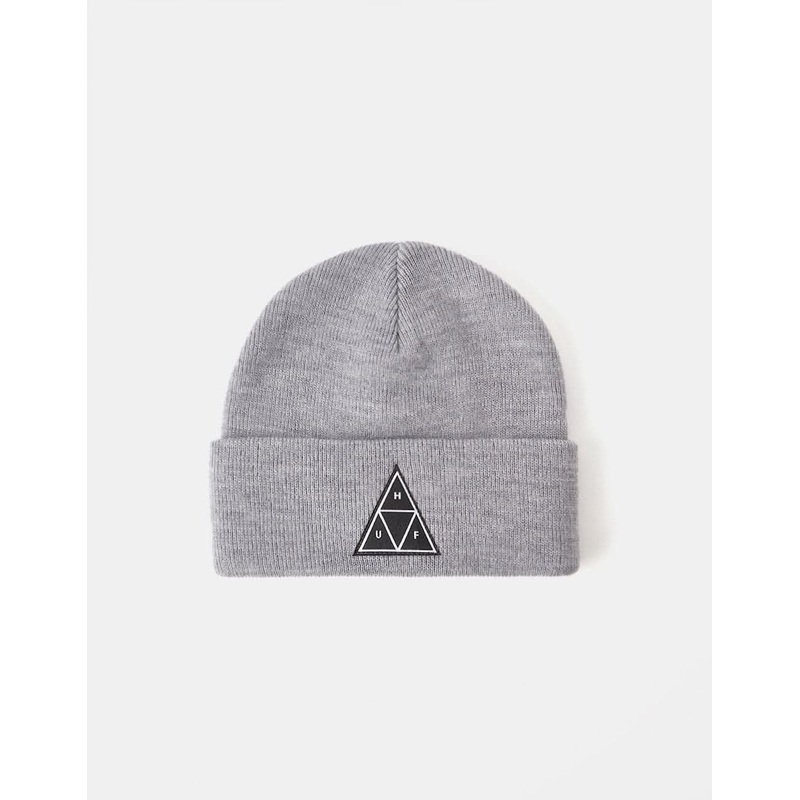 HUF Triple Triangle Cuff Beanie – Grey Heather