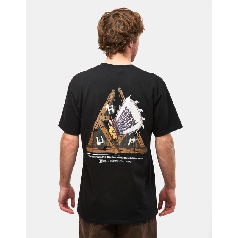 HUF x Texas Chainsaw Massacre Triple Triangle T-Shirt – Black