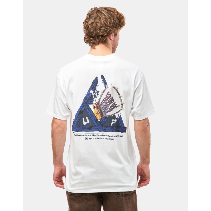 HUF x Texas Chainsaw Massacre Triple Triangle T-Shirt – White