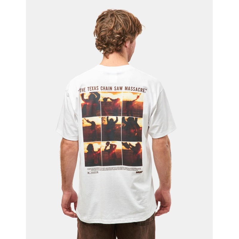 HUF x Texas Chainsaw Massacre Unparalleled Terror T-Shirt – White