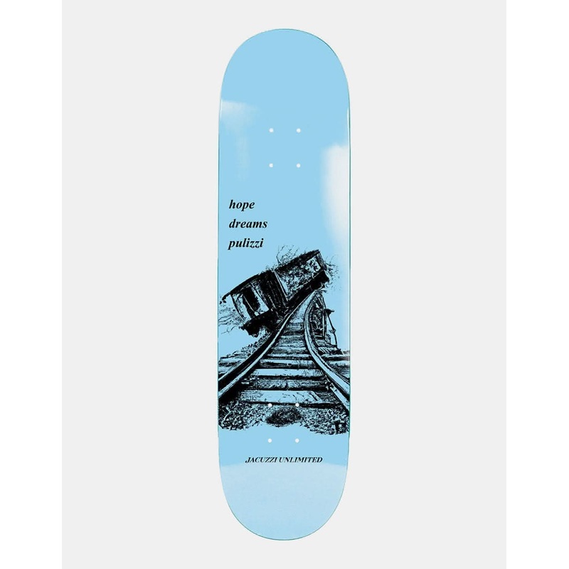 Jacuzzi Unlimited Pulizzi Off the Rails EX7 Skateboard Deck – 8.375″