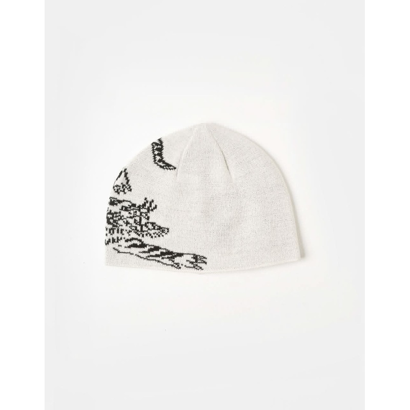 Route One Crawlers Cuffless Beanie – Angora/Black