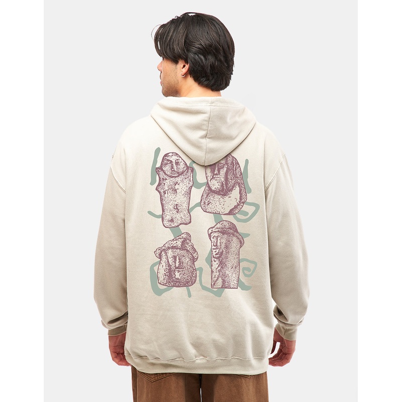 Route One Idols Pullover Hoodie – Natural Stone