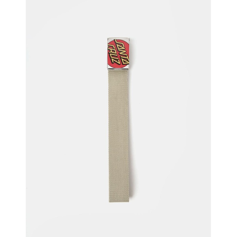 Santa Cruz Crop Dot Belt – Stone Grey