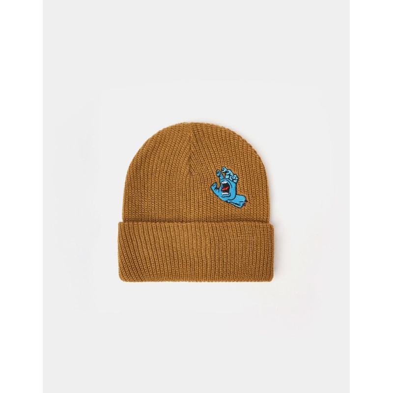 Santa Cruz Screaming Mini Hand Beanie – Biscuit