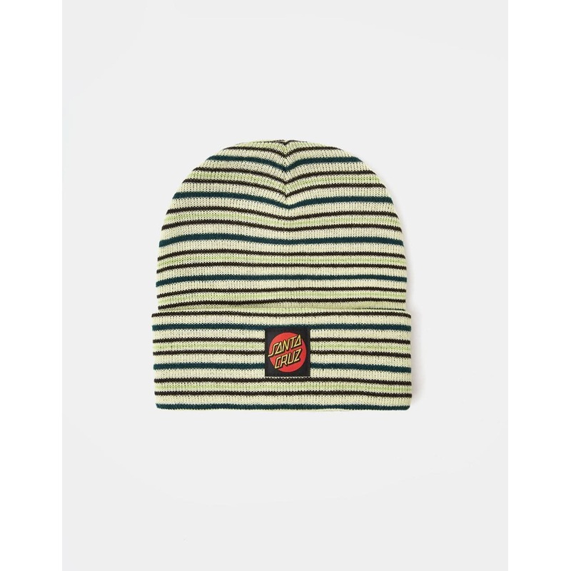 Santa Cruz Swindler Beanie – Matcha Stripe