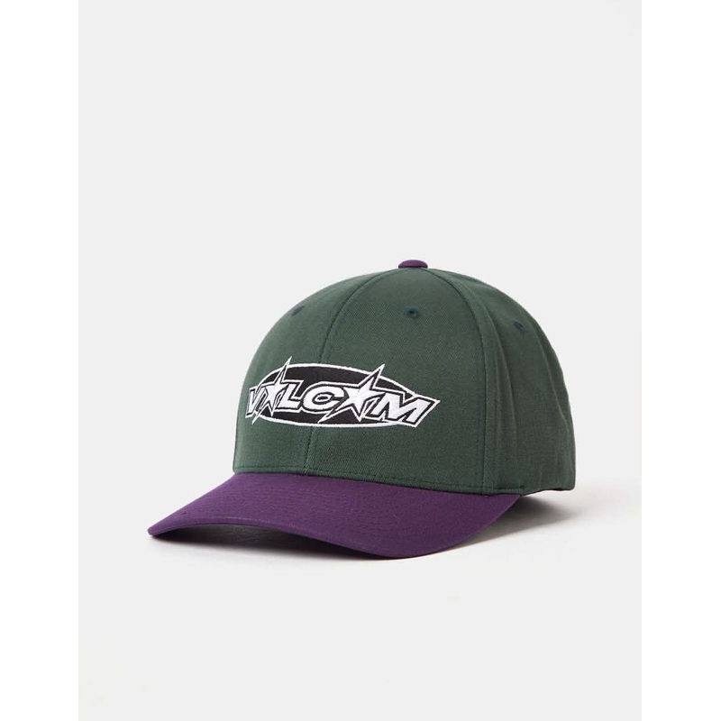 Volcom Hot Tune Flexfit Cap – Dark Forest