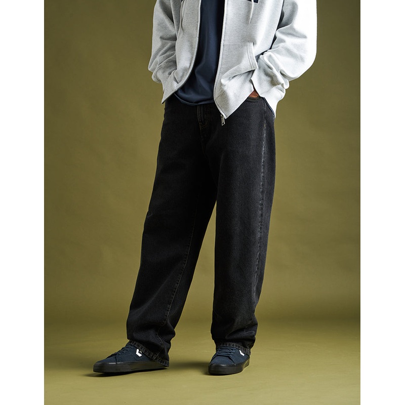 Carhartt WIP Aaron Pant – Black (Stone Washed)